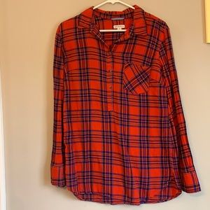Flannel Pull Over
